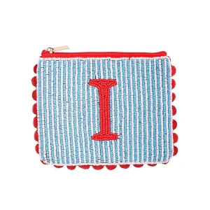 Mud Pie Beaded Initial I Case
