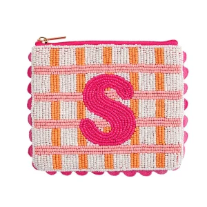 Mud Pie Beaded Initial S Case