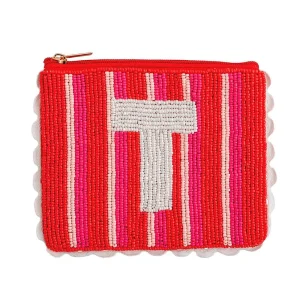 Mud Pie Beaded Initial T Case