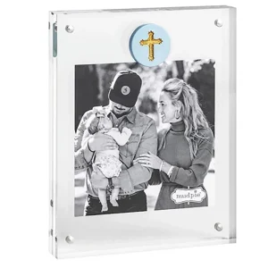 Mud Pie Blue Cross Frame