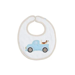 Mud Pie Boy's Blue Truck Bib
