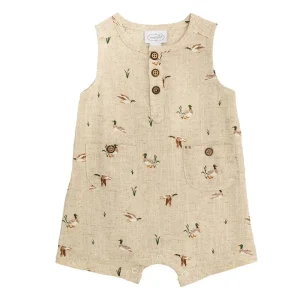 Mud Pie Boy's Duck Romper