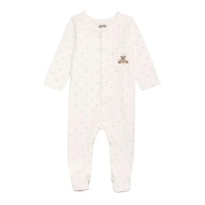 Mud Pie Boy's Teddy Bear Dot Sleeper