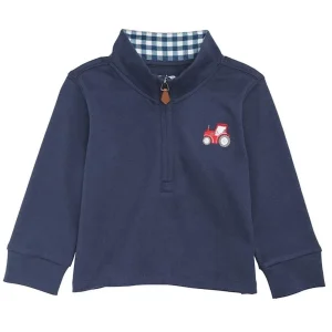 Mud Pie Boy's Tractor Icon Pullover