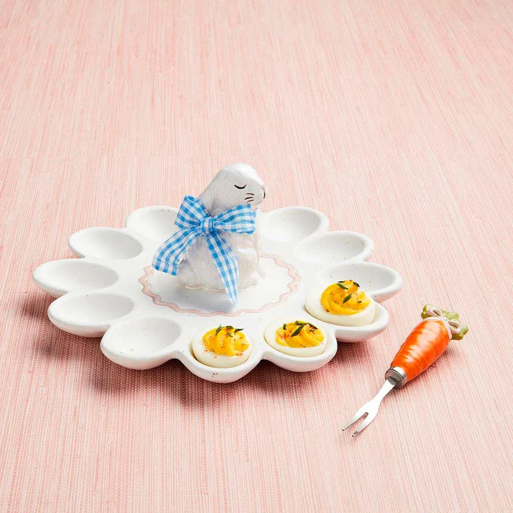 Mud Pie Bunny Deviled Egg Platter - Image 2