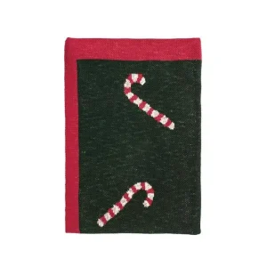 Mud Pie Candy Cane Throw Blanket