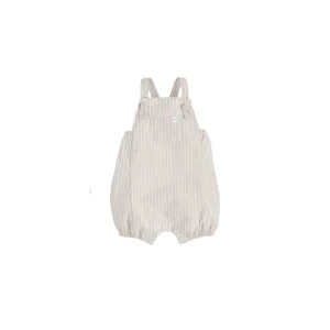 Mud Pie Children`s Tan Stripe Romper