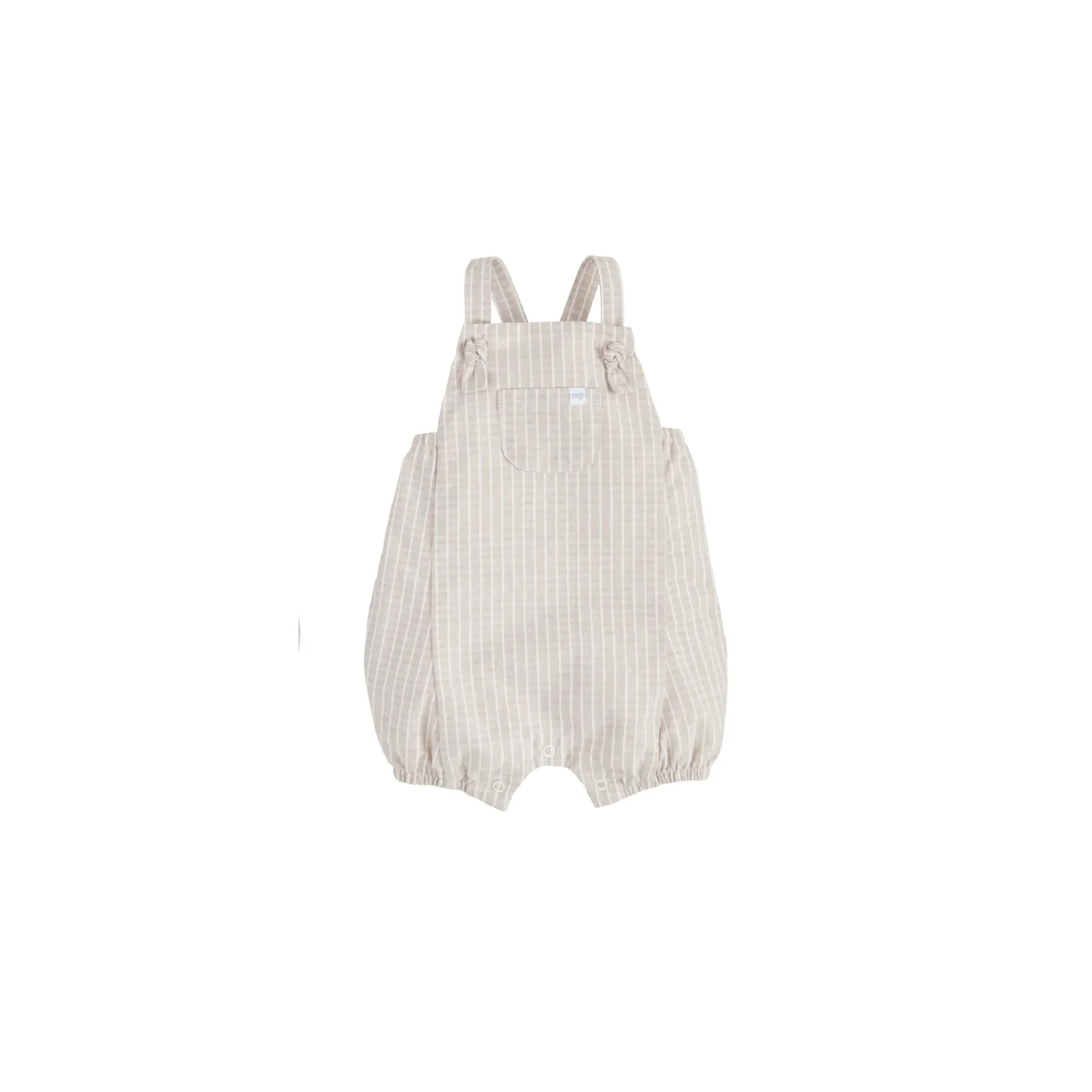 Mud Pie Children`s Tan Stripe Romper