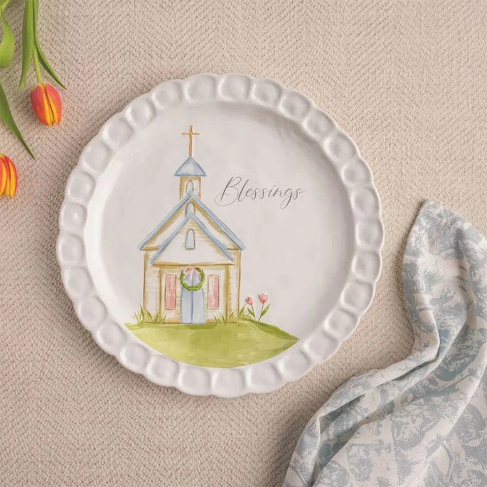 Mud Pie Church Blessing Platter - Image 2