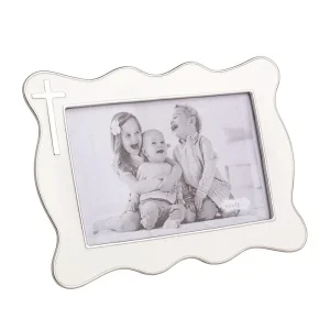 Mud Pie Cross Enamel Frame