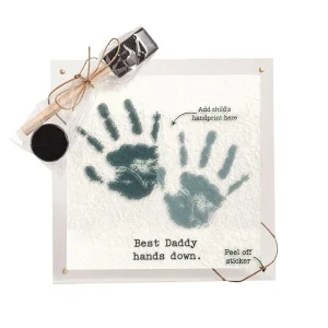 Mud Pie Dad Acrylic Handprint Frame