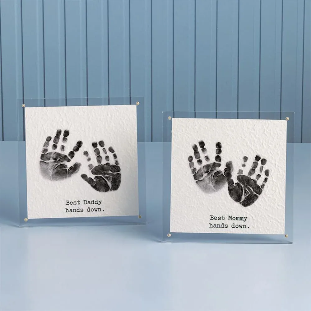 Mud Pie Dad Acrylic Handprint Frame - Image 2