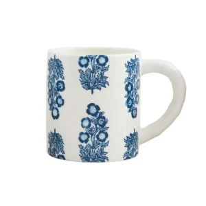 Mud Pie Dianthus Print Mug