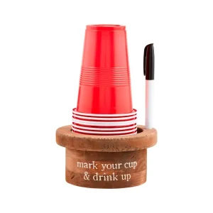 Mud Pie Disposable Cup/Marker Set