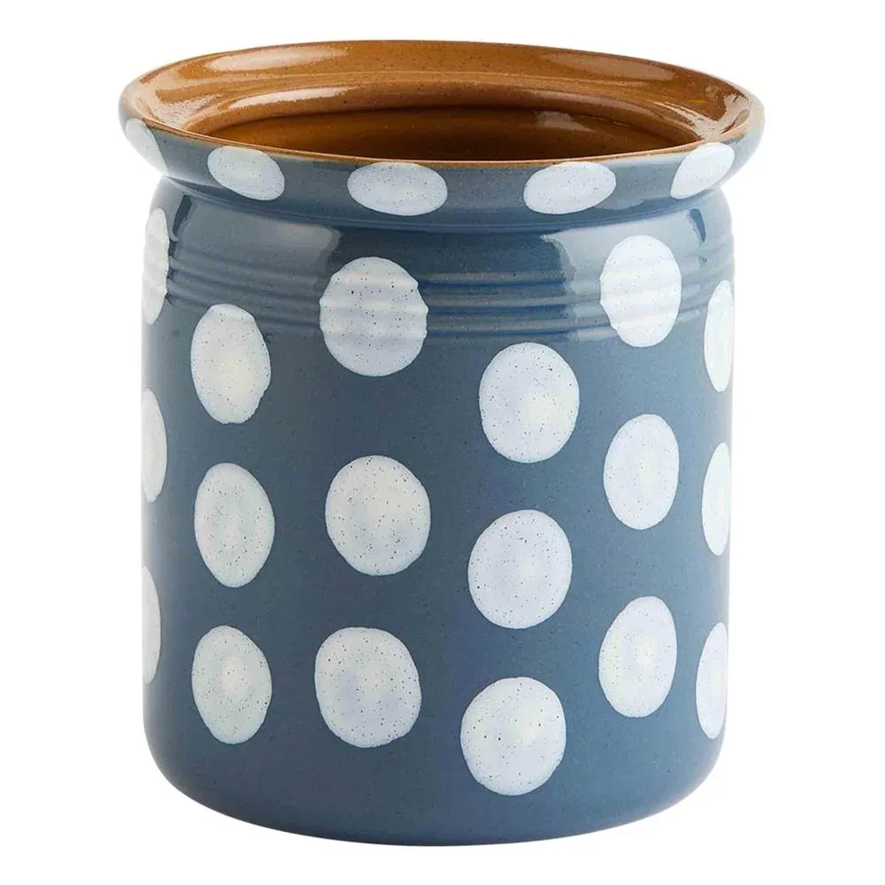 Mud Pie Dot Utensil Crock