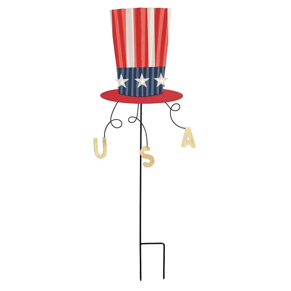 Mud Pie Flags Americana Yard Stakes