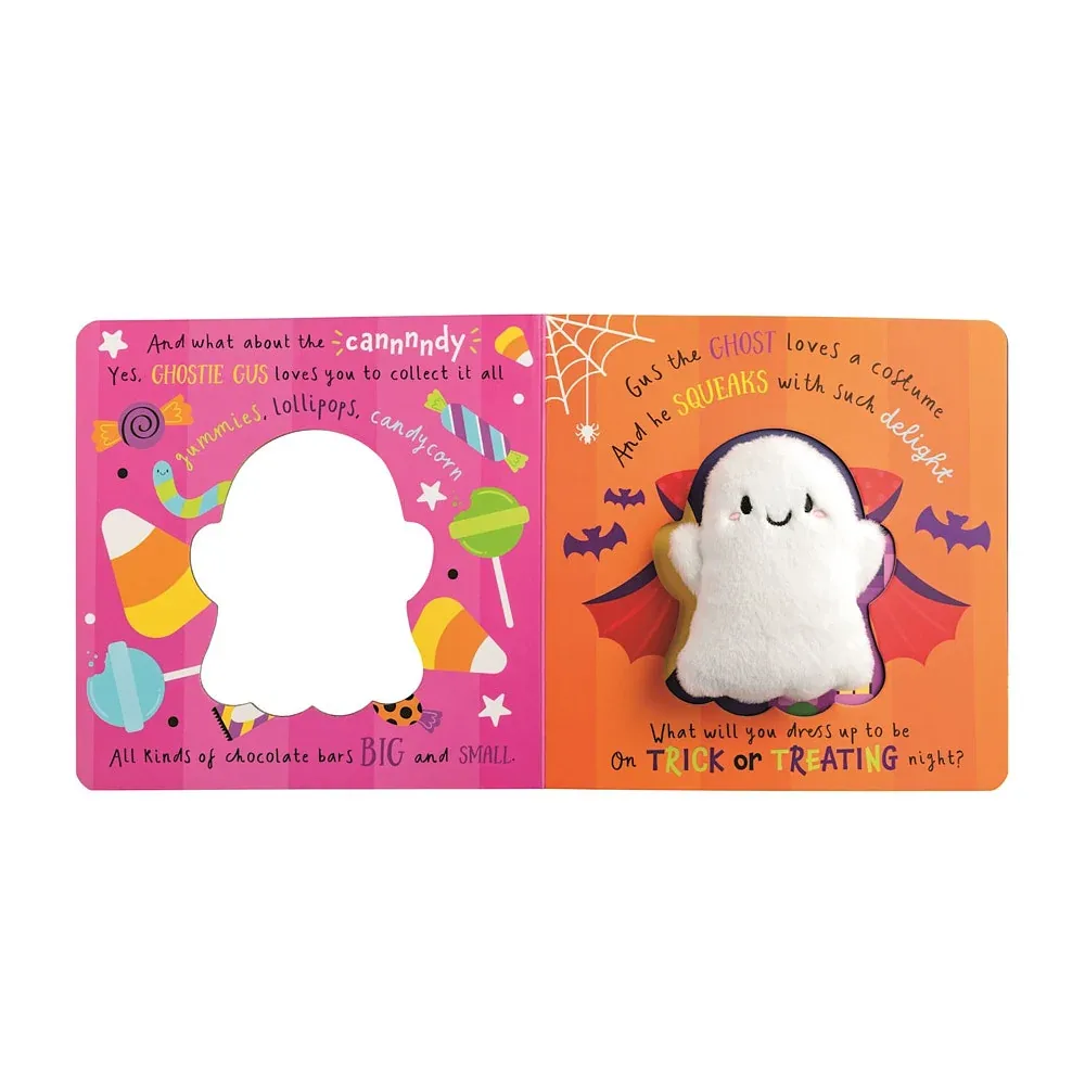 Mud Pie Ghost Halloween Plush Book - Image 2