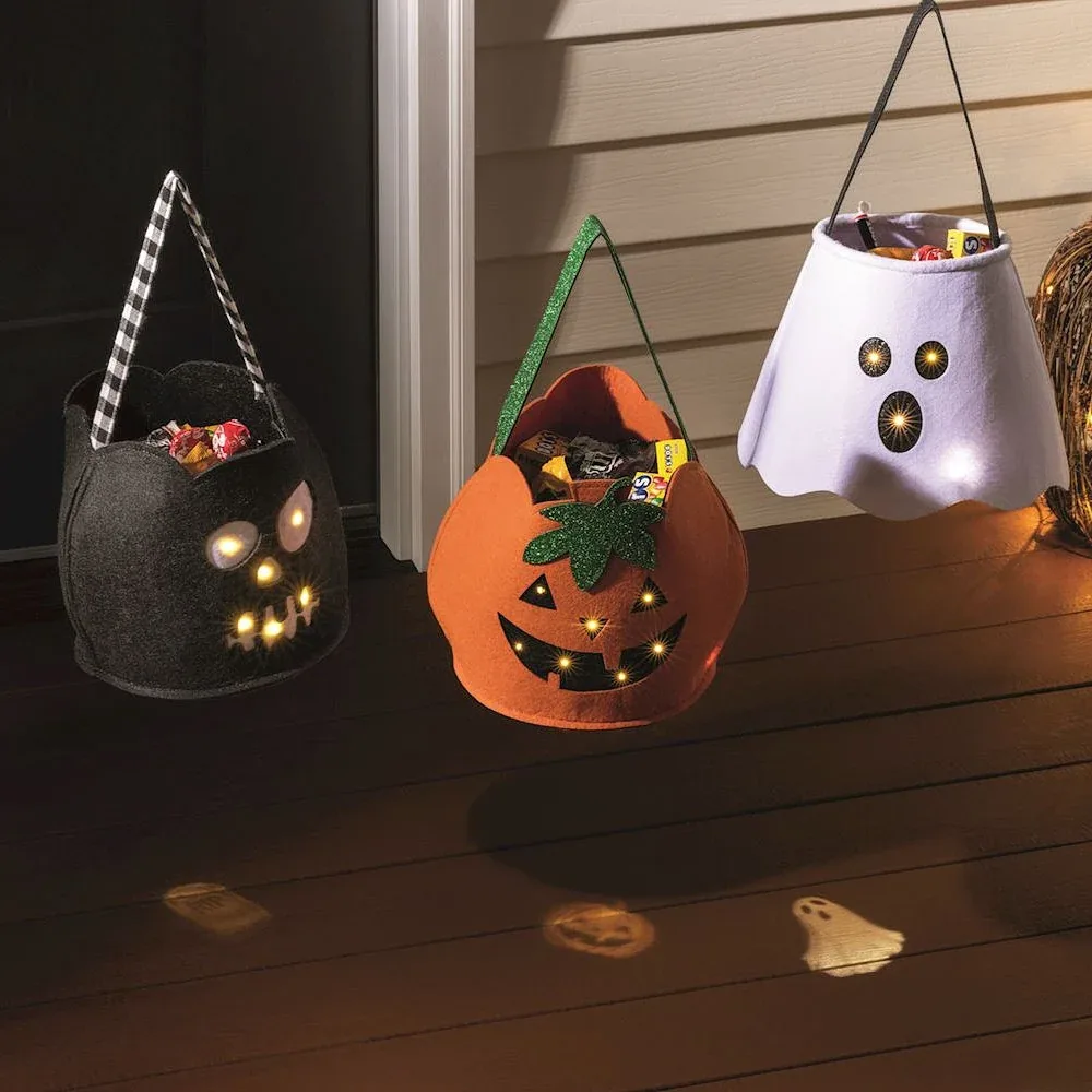 Mud Pie Ghost Led Treat Bucket - Image 2