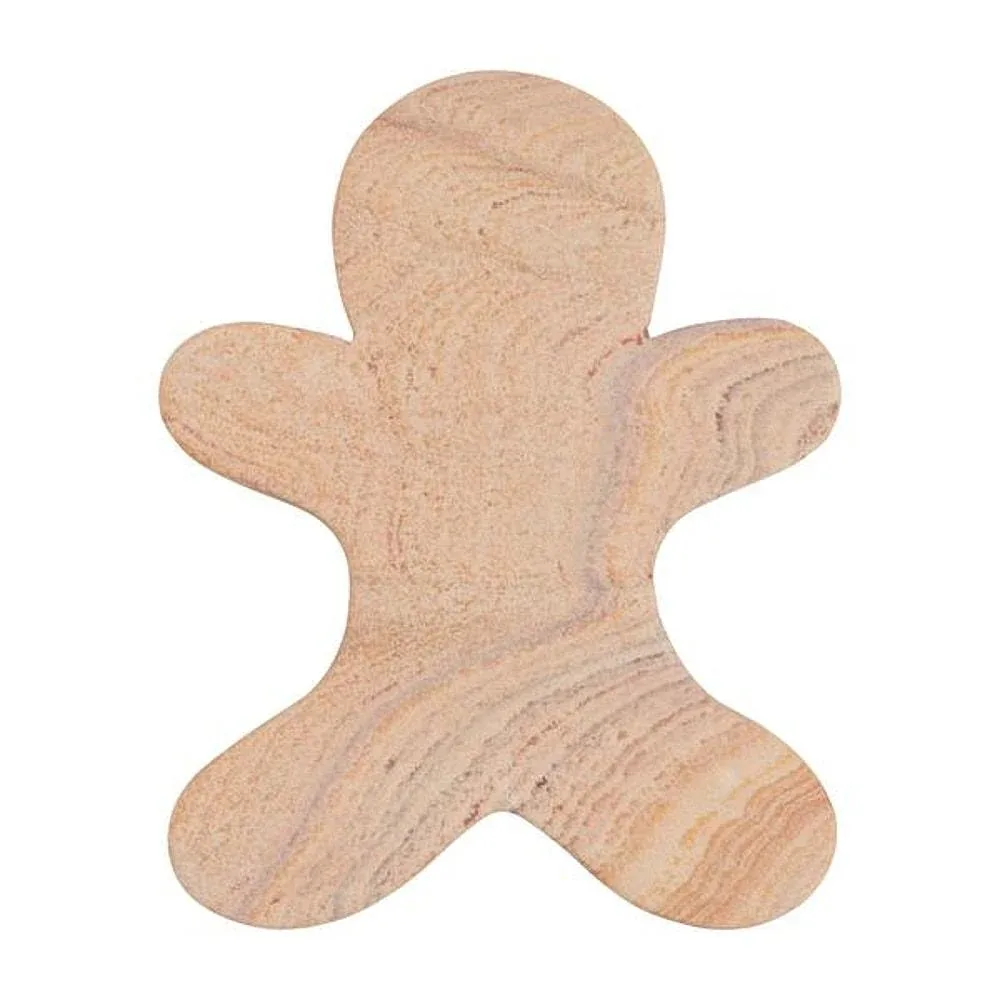 Mud Pie Gingerbread Man Mini Marble Board