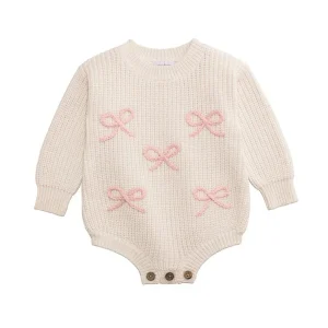 Mud Pie Girl's Crochet Bow Bubble