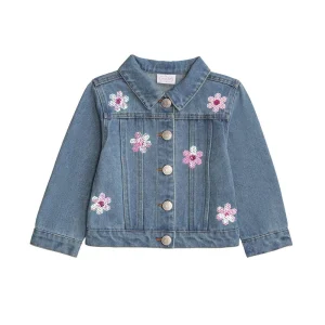 Mud Pie Girl's Daisy Denim Jacket