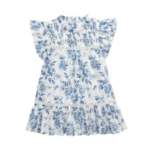 Mud Pie Girl's Floral Smocked Dress