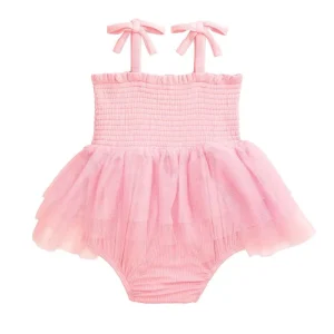 Mud Pie Girl's Pink Tutu Crawler