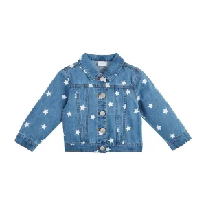 Mud Pie Girl's Star Denim Jacket