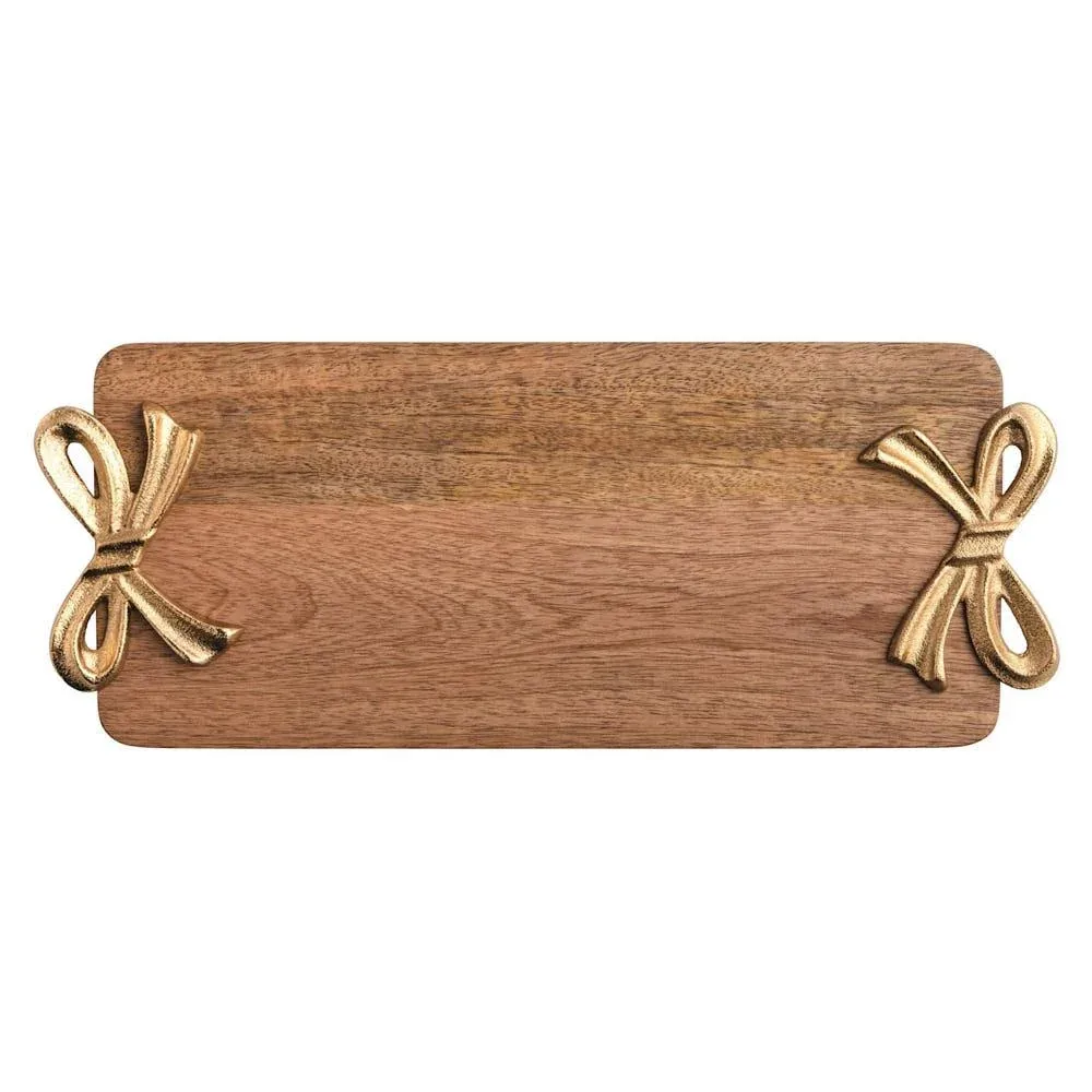 Mud Pie Gold Bow Board