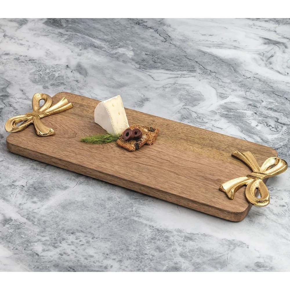 Mud Pie Gold Bow Board - Image 2