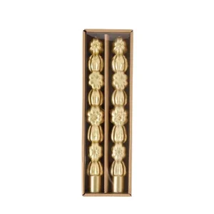 Mud Pie Gold Gather Taper Set