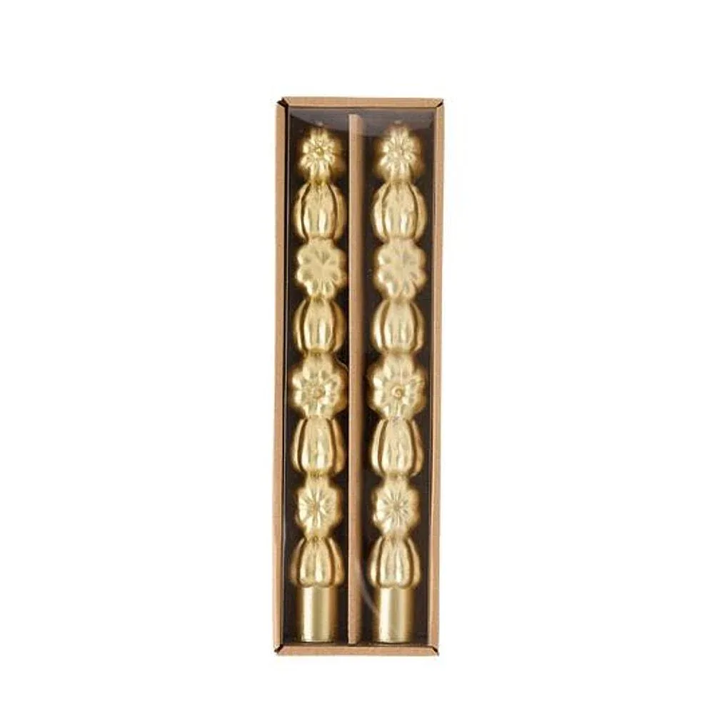 Mud Pie Gold Gather Taper Set