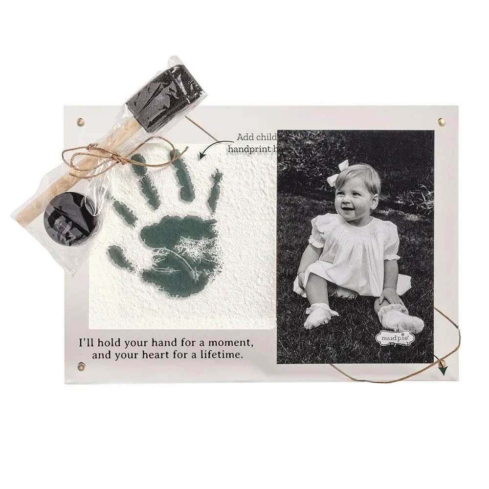 Mud Pie Handprint Keepsake Frame Kit