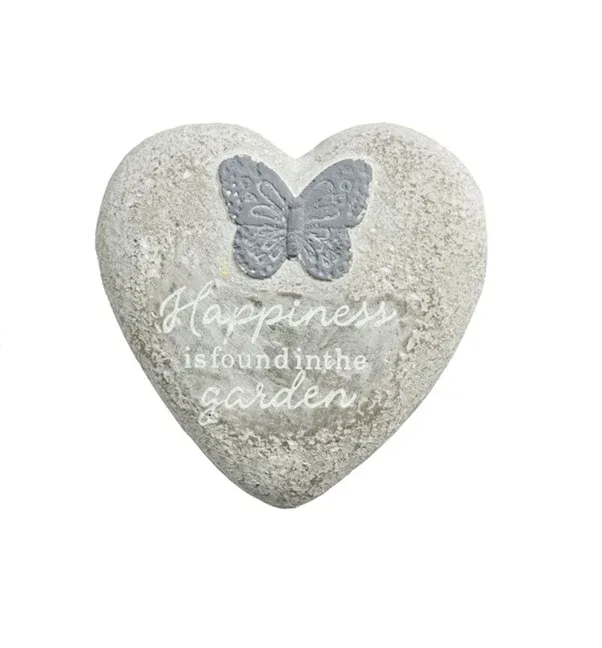 Mud Pie Happiness Small Garden Rock