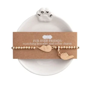 Mud Pie Heart Pet Trinket Dish Set