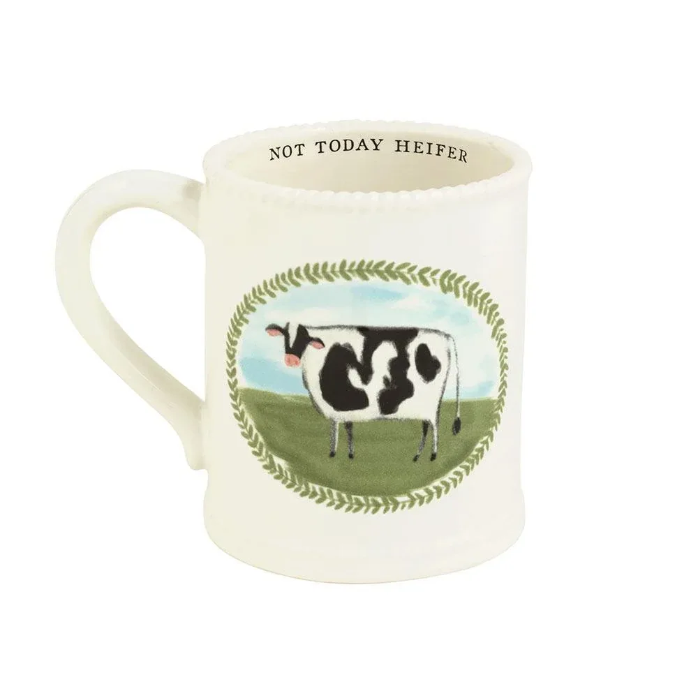Mud Pie Heifer Farm Mug