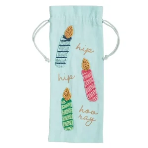 Mud Pie Hip Hooray Wine Bag