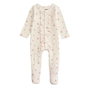 Mud Pie Infant Girls Floral Sleeper