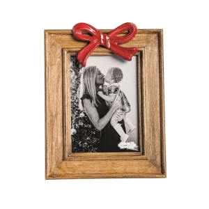 Mud Pie Large Red Bow Photo Frame