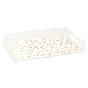 Mud Pie Leopard Acrylic Tray