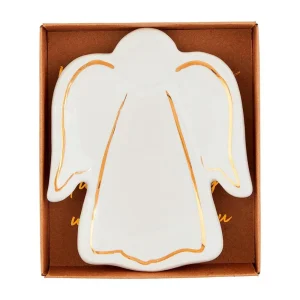 Mud Pie Long Angel Wings Tidbit Dish