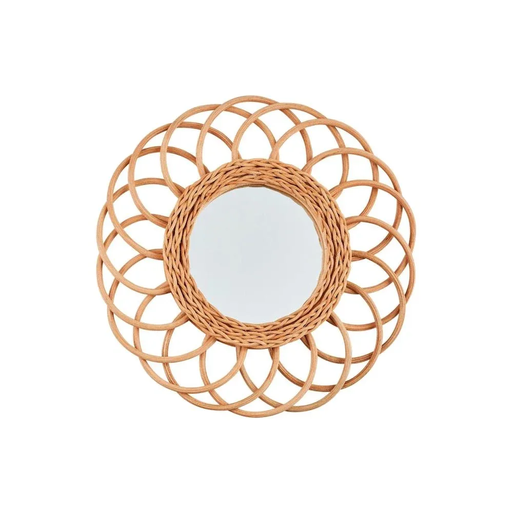 Mud Pie Loop Woven Mirror