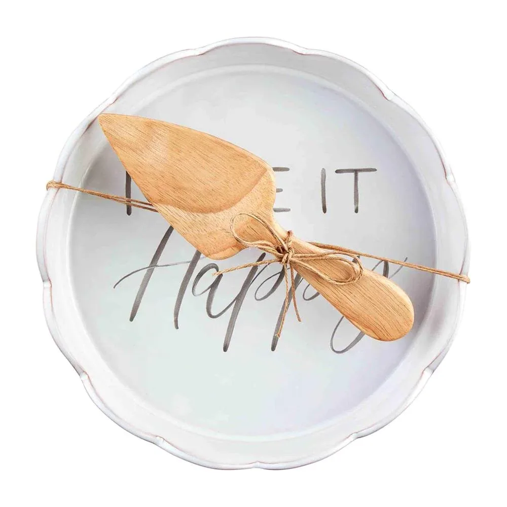 Mud Pie Make It Happy Pie Set