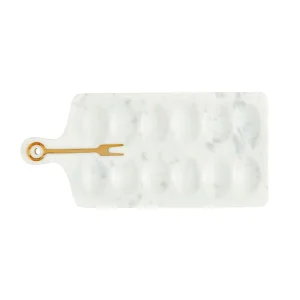 Mud Pie Marble Devil Egg Board Set