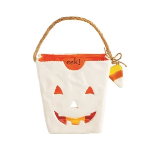 Mud Pie Medium Ceramic Treat Bag Lantern
