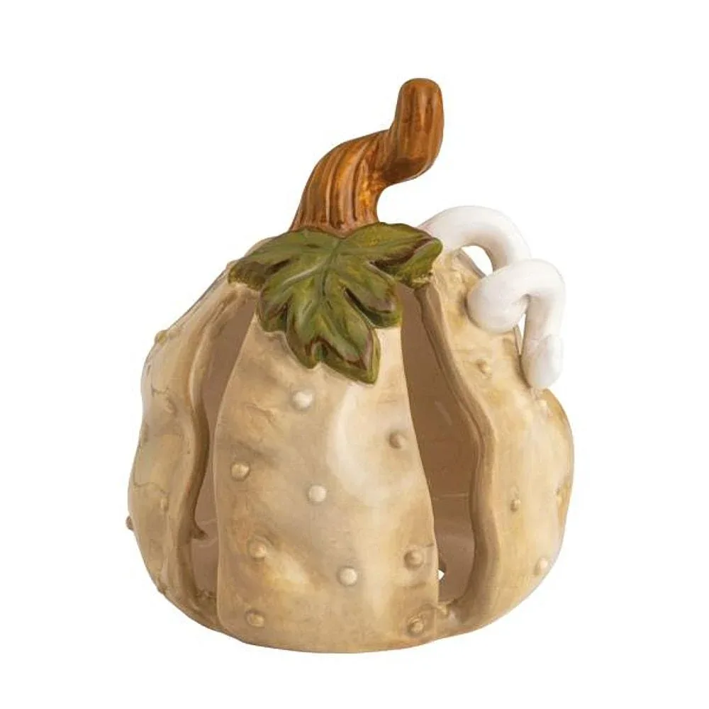 Mud Pie Medium Stoneware Pumpkin Sitter