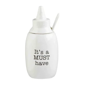 Mud Pie Mustard Condiment Bottle