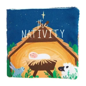 Mud Pie Nativity Book and Singing Baby Jesus Set