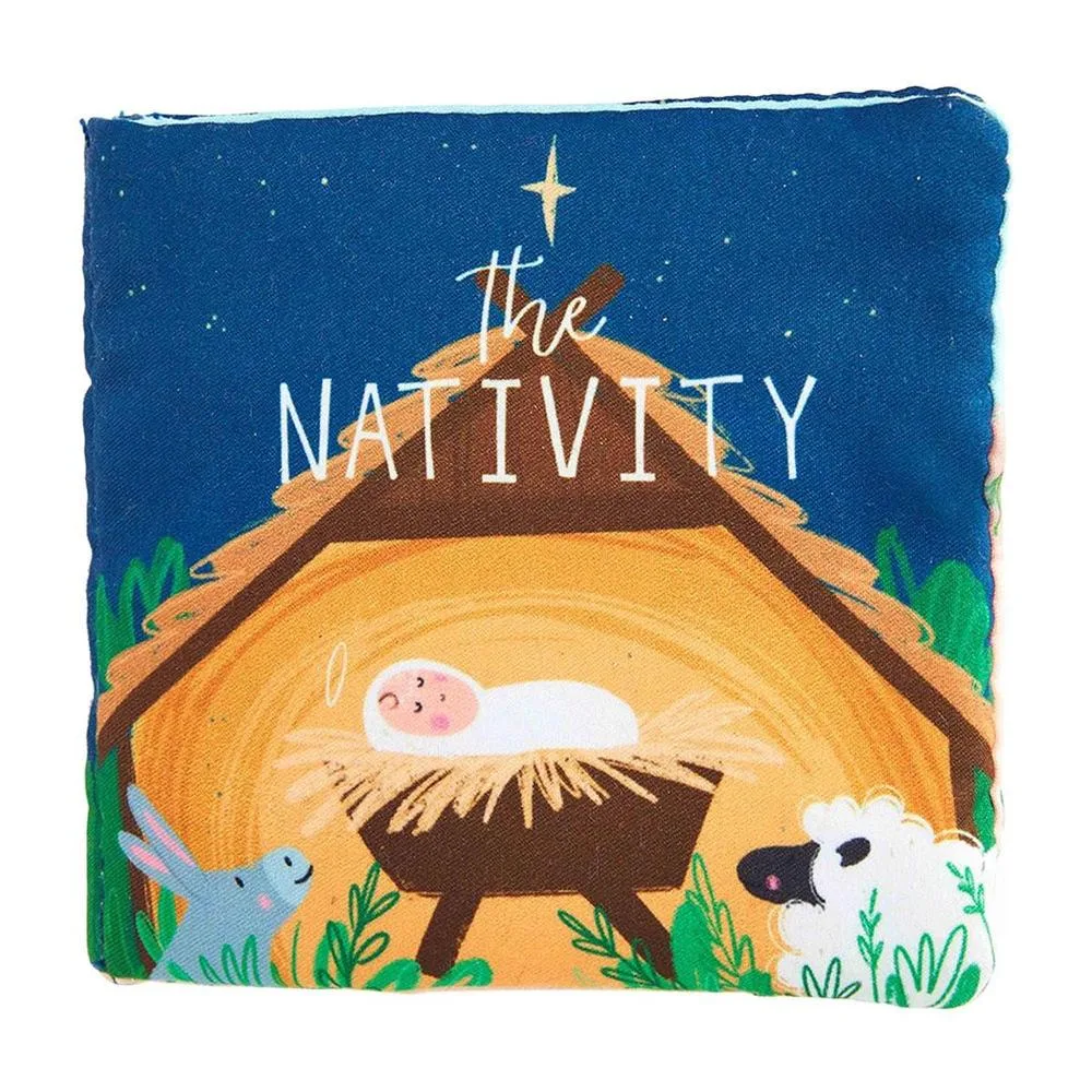 Mud Pie Nativity Book and Singing Baby Jesus Set