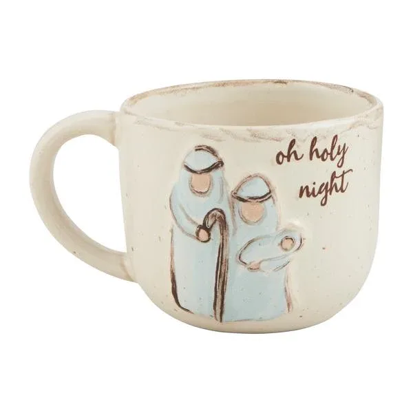 Mud Pie Oh Holly Nativity Church Mug